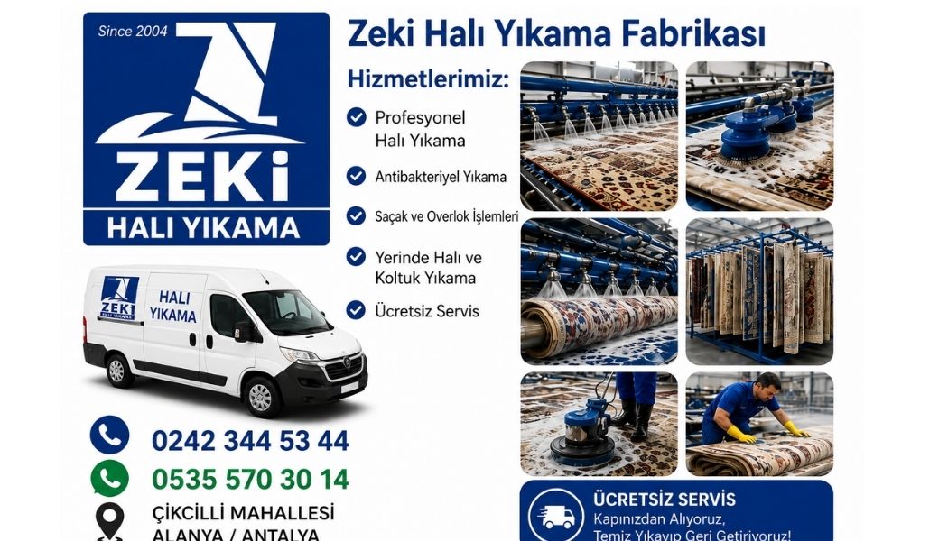 Alanya Cikcilli Mahallesi Halı Yıkama Rehberi